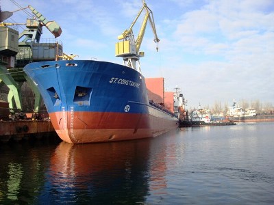 На ХСЗ завершена модернизация сухогрузного судна "Святой Константин"