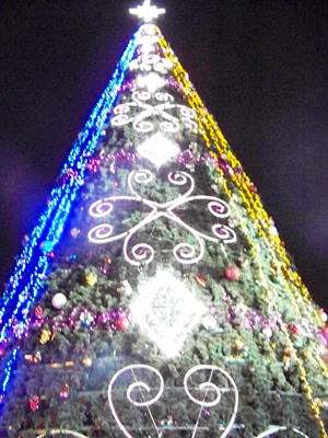 В Херсоне Сальдо и Пелих «зажгли» на новогодней елке