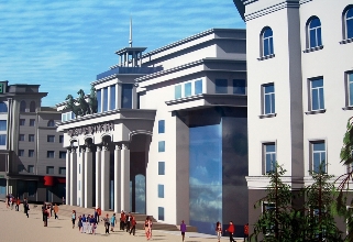 На фасаде реконструированного кинотеатра «Украина» будет тройка лошадей
