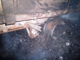 Возле Нижних Серогоз загорелся грузовик с углем из Мариуполя (дополнено)