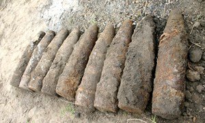 В Великолепетихском районе обнаружены 17 боеприпасов времен войны