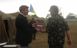 Одарченко посетил бойцов батальона территориальной обороны