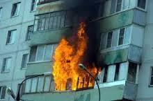 В Херсоне горела квартира многоэтажки