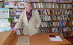 В Каховской библиотеке школьники встретились с режиссером Алексеем Левченко