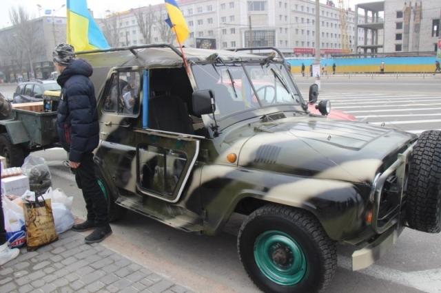 Волонтеры передали батальону "Збруч" модернизированный УАЗ