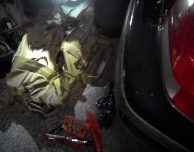 В Каланчаке задержали крымский автомобиль с оружием