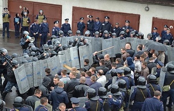 Херсонская милиция готовится противодействовать массовым беспорядкам