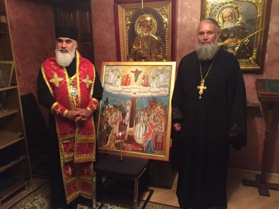 В Грузии освятили икону для храма в Аскании-Нова