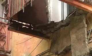 В пригороде Херсона обвалился балкон