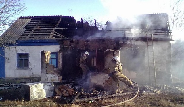 В Нижнесерогозском районе во время тушения пожара обнаружили труп