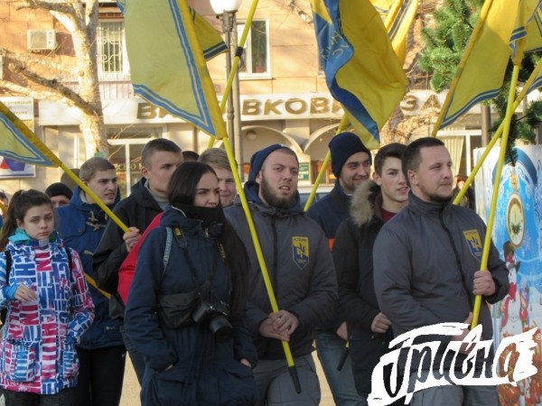 Херсонские евромайдановцы провели марш «Полиция, работай»
