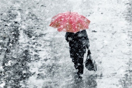 На Херсонщине 6-7 января ожидается мокрый снег и сильный ветер