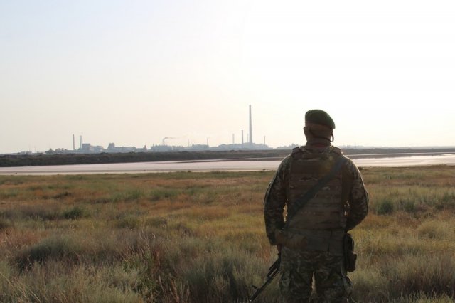 На Херсонщине пограничники зафиксировали факт химического загрязнения с территории оккупированного Крыма (дополнено)
