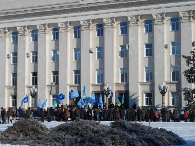 В Херсоне во второй раз схлестнулись евромайдановцы и сторонники «регионалов»