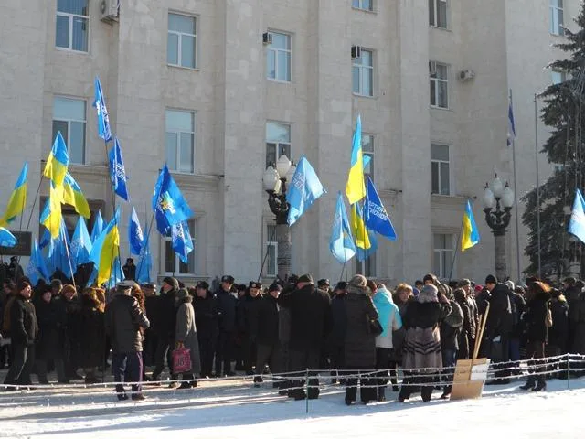 В Херсоне во второй раз схлестнулись евромайдановцы и сторонники «регионалов»