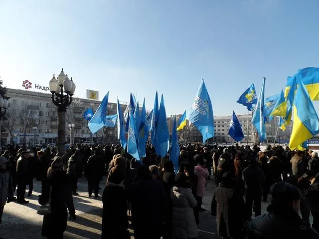 В Херсоне во второй раз схлестнулись евромайдановцы и сторонники «регионалов»