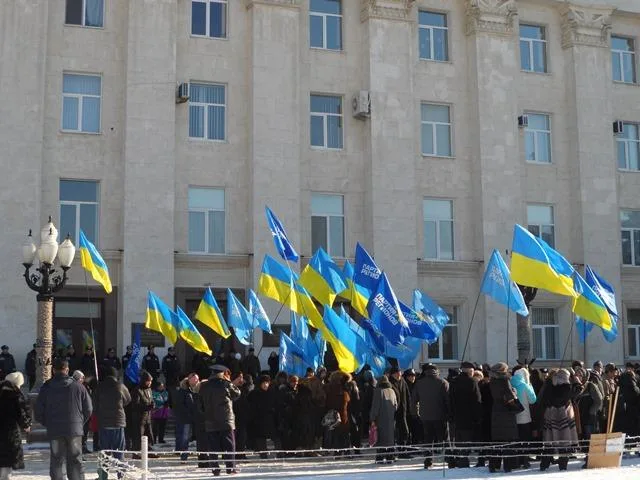 В Херсоне во второй раз схлестнулись евромайдановцы и сторонники «регионалов»