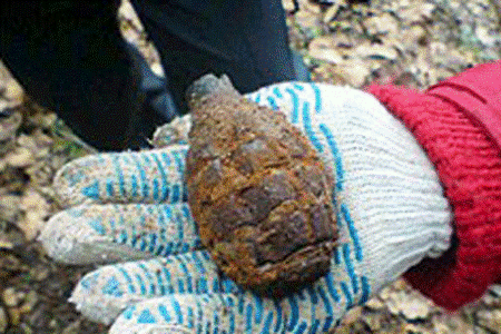 В херсонском детском саду нашли ручную гранату, а возле железнодорожной станции Пойма – минометные мины