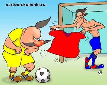 В Херсоне открылась выставка карикатур о футболе