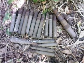 В Серогозской балке пиротехники МЧС нашли еще 31 снаряд