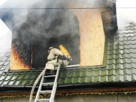 В Чернобаевке чуть не сгорел частный дом из-за сауны