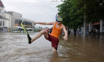 Каховке грозит опасность от талых вод