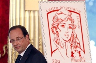 Во Франции разгорелся скандал из-за марки с изображением херсонки из FEMEN