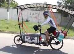На солнечном велосипеде через континенты