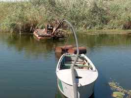 В Херсоне выявлен факт незаконной добычи грунта из водоема