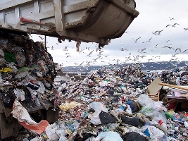 Цюрупинску официально запретили выбрасывать мусор на херсонскую свалку