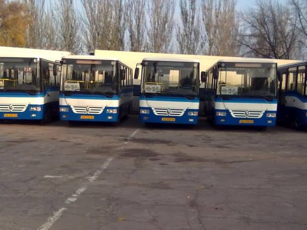 Автобусы ГКП "Херсонэлектротранс" «переехали» в Днепропетровск