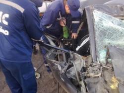 После ДТП возле Чаплынки спасателям пришлось вырезать пострадавшего из разбитого автомобиля