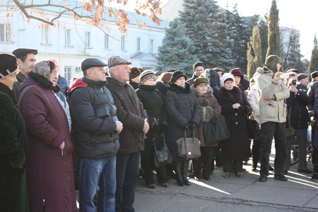 В Каховке митинговали против Януковича