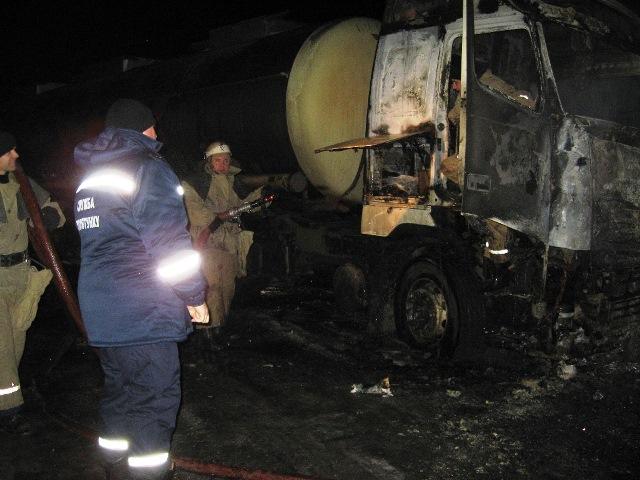 В Каховке едва не сгорел грузовик (дополнено)