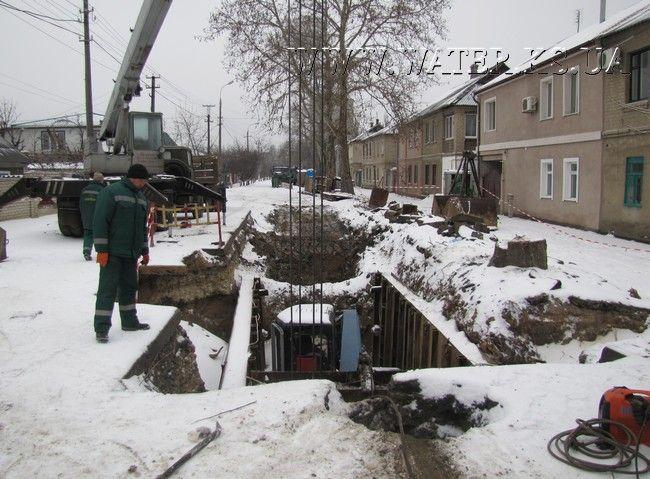 В Херсоне до сих пор ликвидируют последствия провала грунта