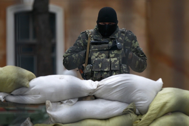 При штурме военного топографического центра в Симферополе убит украинский солдат
