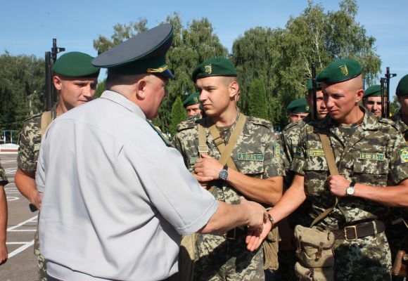 Хмельницкие пограничники вернулись домой с Херсонщины