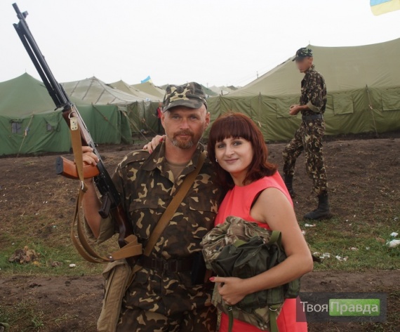 Херсонским военным из Новой Каховки привезли комплект "камуфляжа"