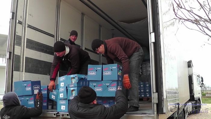 Для беженцев из Донбасса в Генический район прибыло 16 тонн гуманитарной помощи из Польши