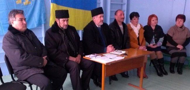 Лидер Меджлиса Чубаров встретился с жителями Генического района