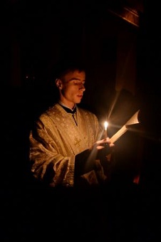 В канун праздника святителя Николая в херсонском храме прошло Всенощное бдение