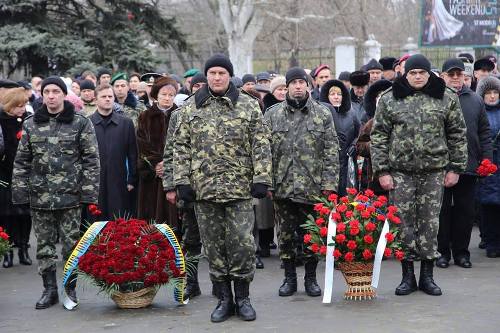 На Херсонщине состоялся митинг ко Дню чествования участников боевых действий на территории других государств