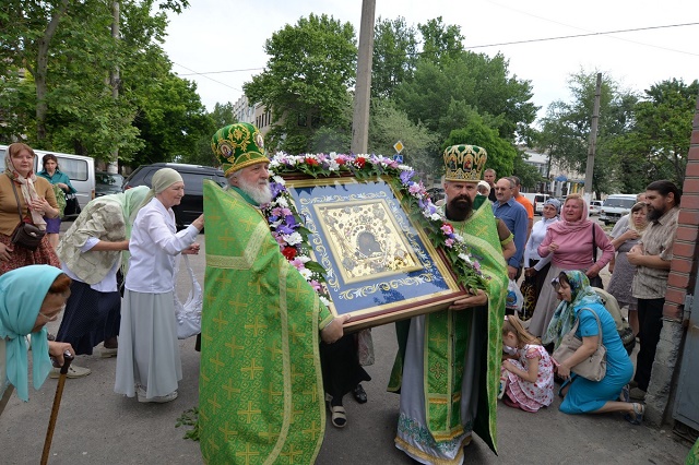 В Херсон прибыла чудотворная Касперовская икона Божией Матери