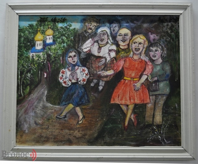 Херсонская художница представила в Львове наивное искусство
