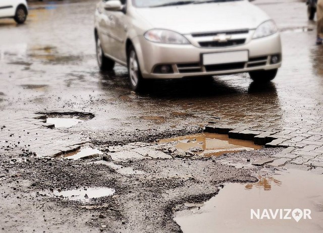 Пользователи навигационной программы navizor составили рейтинг самых плохих дорог Херсона