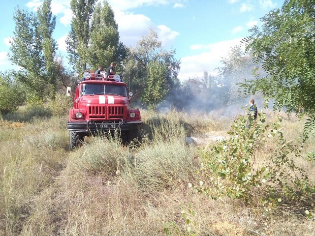 Возле Новой Каховки потушили два лесных пожара