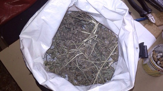 На Херсонщине полицейские изъяли 4,5 килограмма конопли