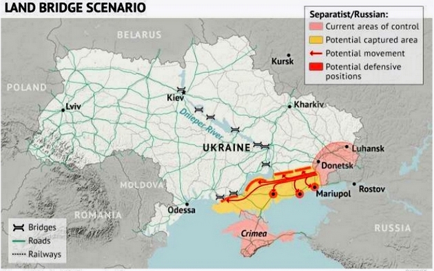 Американские аналитики из Stratfor рассчитали, за сколько агрессоры смогут дойти до Херсона