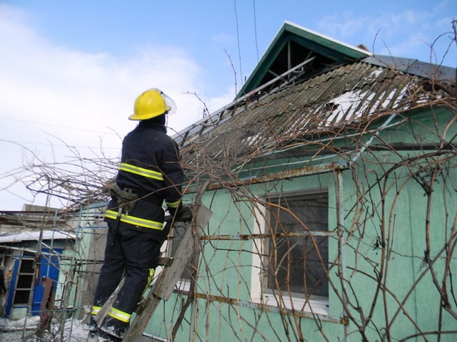 В Каховке из-за замыкания проводки едва не сгорел жилой дом