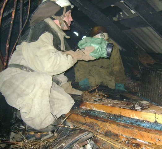 В Геническе потушили пожар в летней кухне